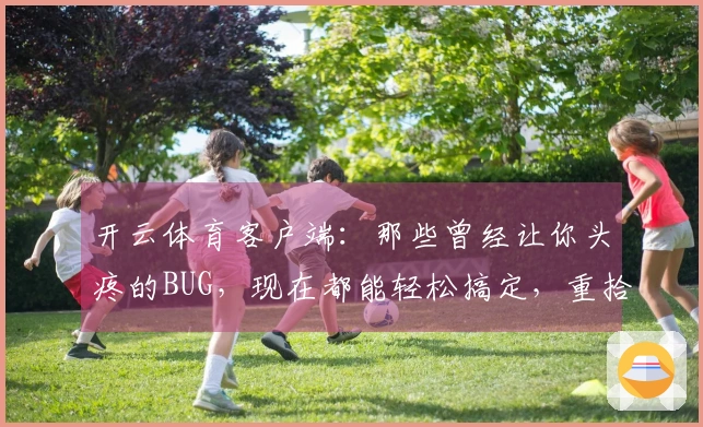 开云体育客户端：那些曾经让你头疼的BUG，现在都能轻松搞定，重拾流畅游戏乐趣